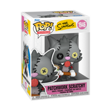 Les Simpson - Figurine Pop! Scratchy Patchwork N°1946 — boîte seule, fond transparent