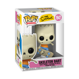 Les Simpson - Figurine Pop! Bart Squelette N°1947 — boîte seule, fond transparent