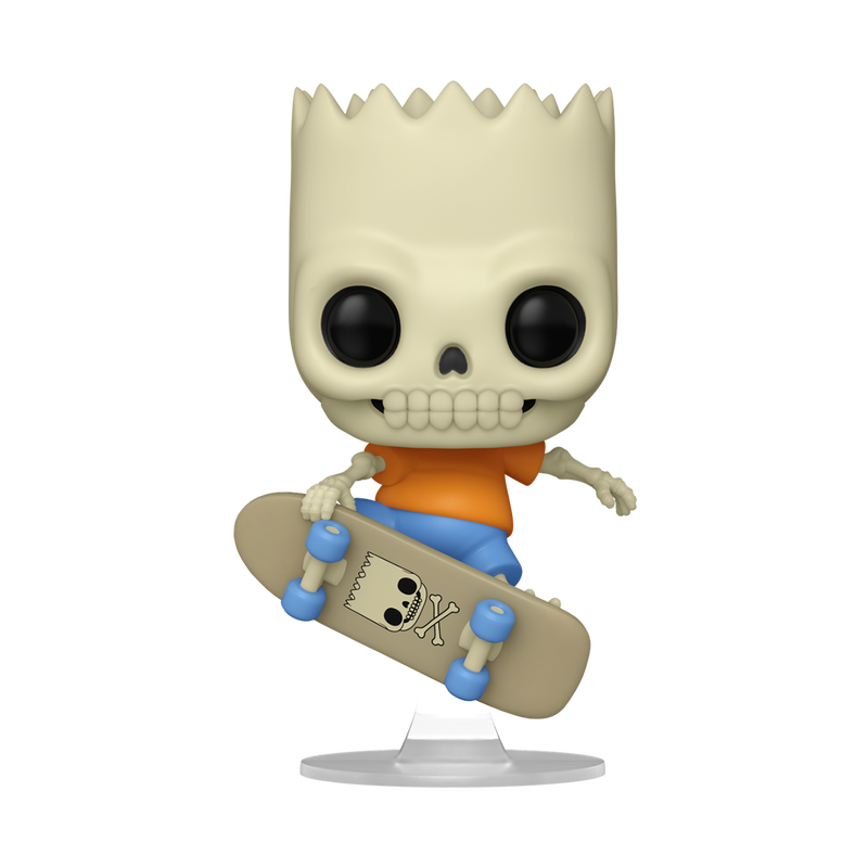 Les Simpson - Figurine Pop! Bart Squelette N°1947 — figurine seule, fond transparent