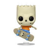 Les Simpson - Figurine Pop! Bart Squelette N°1947 — figurine seule, fond transparent
