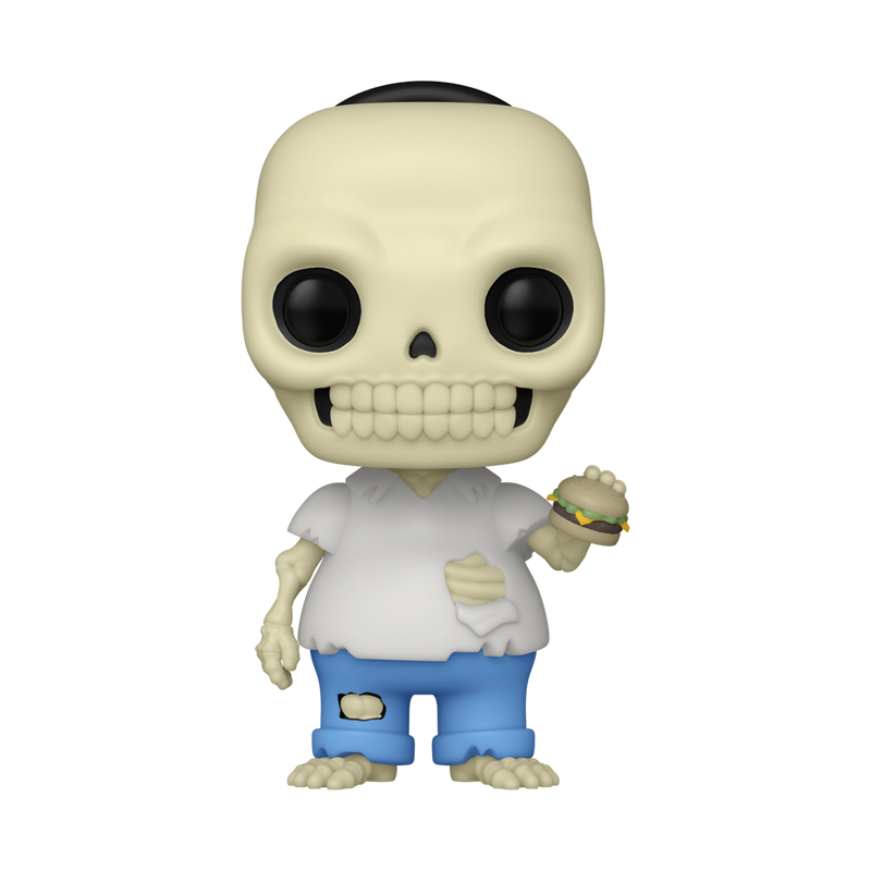 Les Simpson - Figurine Pop! Homer Squelette N°1948 — figurine seule, fond transparent