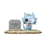Les Simpson - Figurine Pop! Deluxe Boule de Neige Zombie N°1949 — figurine seule, fond transparent