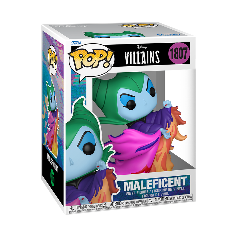 La Belle au Bois Dormant - Figurine Pop! Premium Maléfique Ombre N°1807 — boîte seule, fond transparent