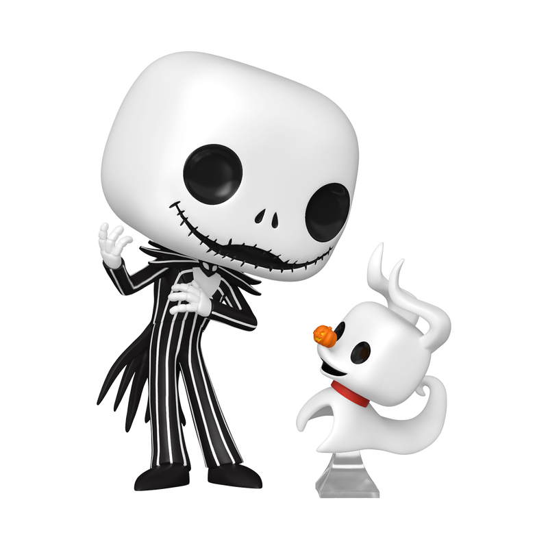 L’Étrange Noël de Monsieur Jack - Figurine Pop! & Buddy Jack et Zero N°1808 — figurine seule, fond transparent