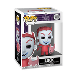 L’Étrange Noël de Monsieur Jack - Figurine Pop! Am (Lock) N°1811 — boîte seule, fond transparent