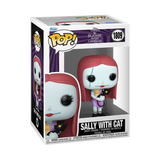 L’Étrange Noël de Monsieur Jack - Figurine Pop! Sally avec Chat N°1809 — boîte seule, fond transparent