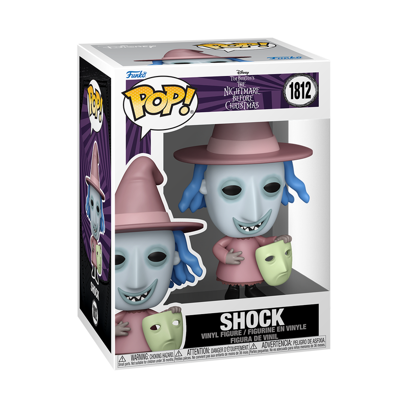 L’Étrange Noël de Monsieur Jack - Figurine Pop! Stram (Shock) N°1812 — boîte seule, fond transparent