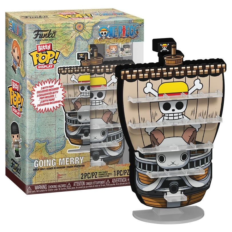 One Piece - Présentoir Bitty Pop! Vogue Merry avec Nami et Zoro
