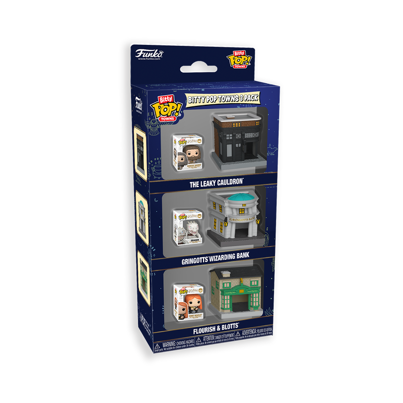 Harry Potter Bitty Pop! Towns — coffret Chemin de Traverse, emballage seul
