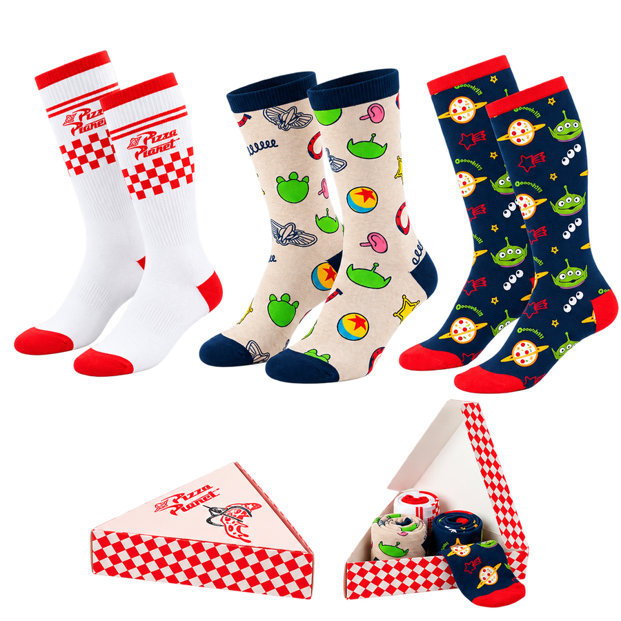 Toy Story - Pack de 3 Paires de Chaussettes - Taille 38-45