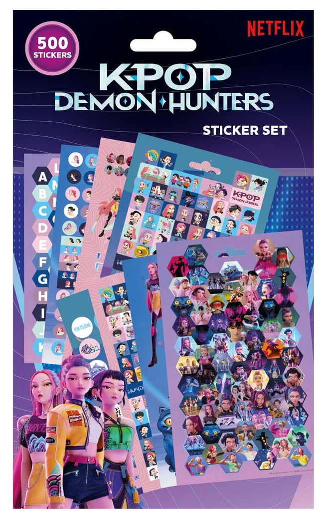 KPop Demon Hunters - Carnet de 500 Stickers - Pyramid