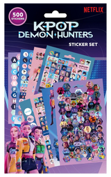 KPop Demon Hunters - Carnet de 500 Stickers - Pyramid